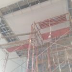 Proses pemasangan plafon